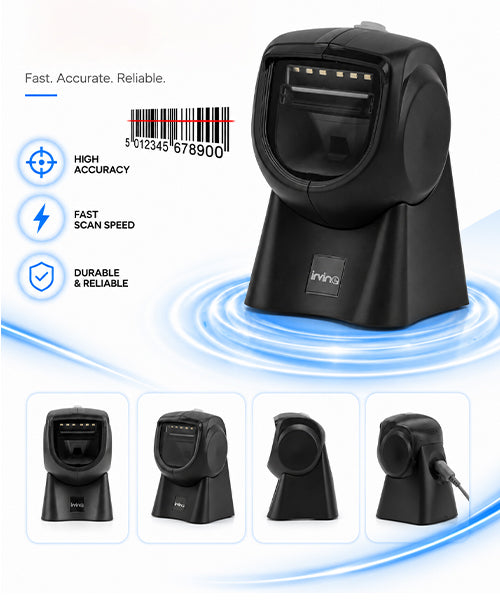 Irvine Hand Held 2D Imager Corded Bar Code Reader (IR-DS9518)